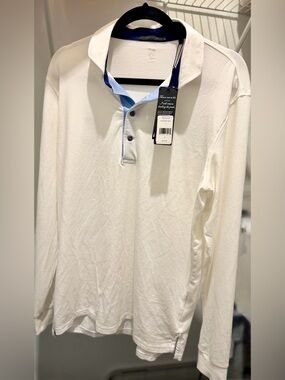 NWT Greyson Apache Long Sleeve Polo